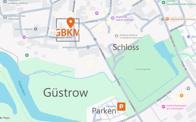 Anfahrt GBKM Rechtsanwälte Fachanwälte in Güstrow