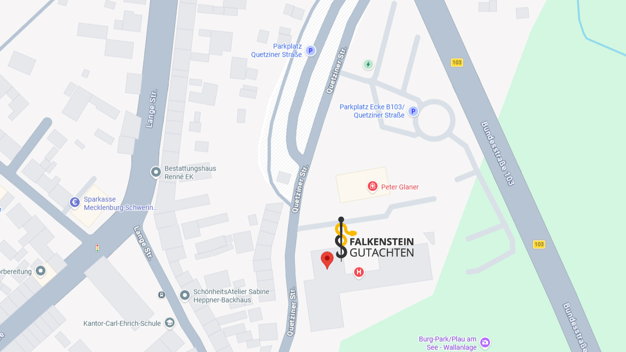 Anfahrt Betriebsstätte Bochum (NRW) Dr. med. Thomas F.A. Falkenstein